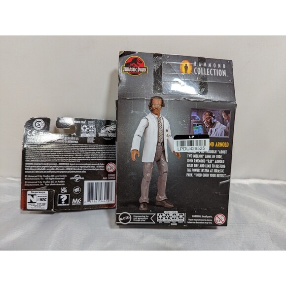Jurassic World Hammond Collection John Raymond Arnold 4" Action Figure & T Rex - Picture 4 of 6